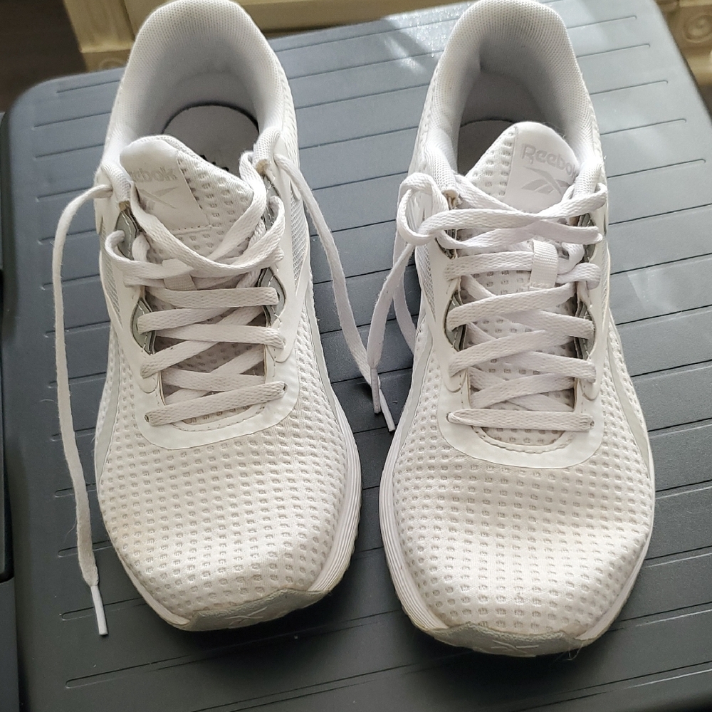 Reebok Classic White Mesh Sneakers